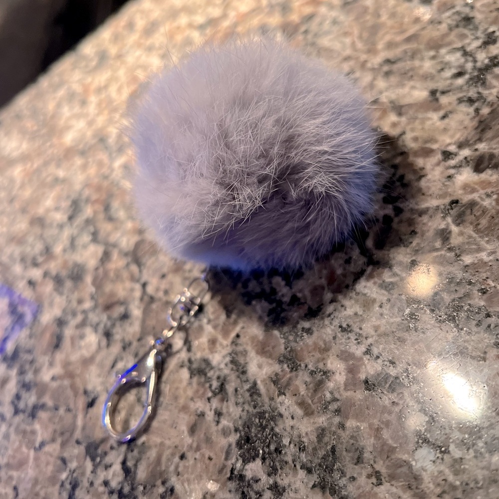 Fluffy Fur Purse Charm 🐰